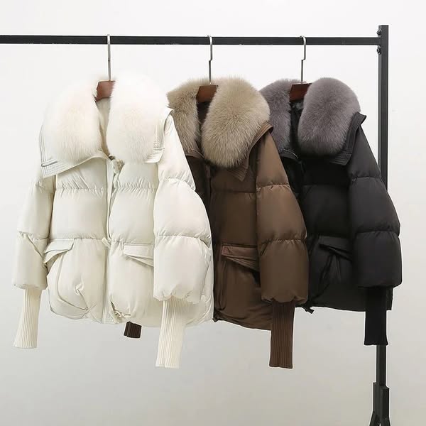 Women's Puffer Faux Fur Coat