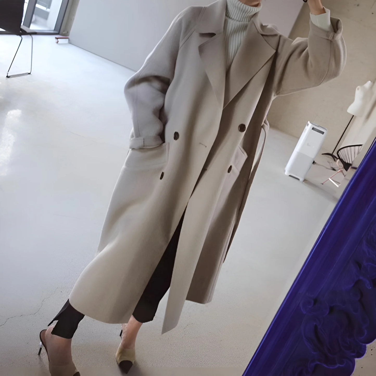 Women's Long Wool Coat