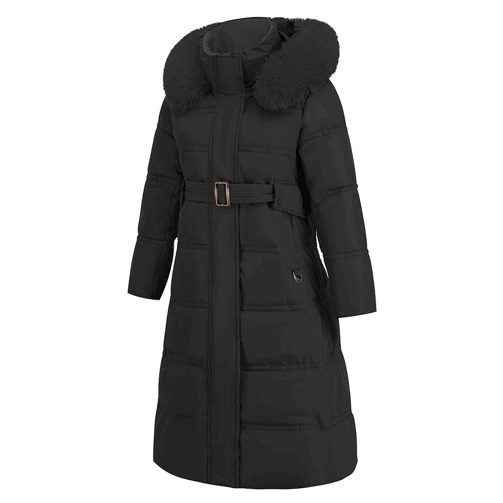 Women's Winter Parka With Fur Hood