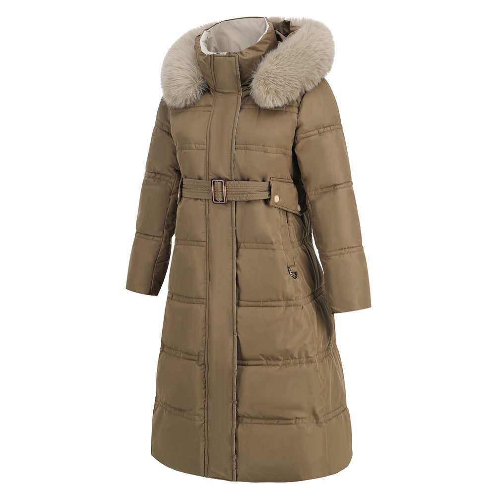 Women's Winter Parka With Fur Hood