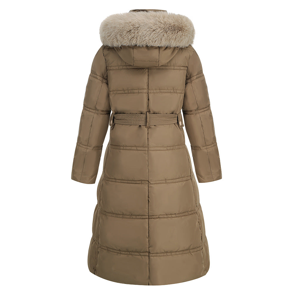 Women's Winter Parka With Fur Hood