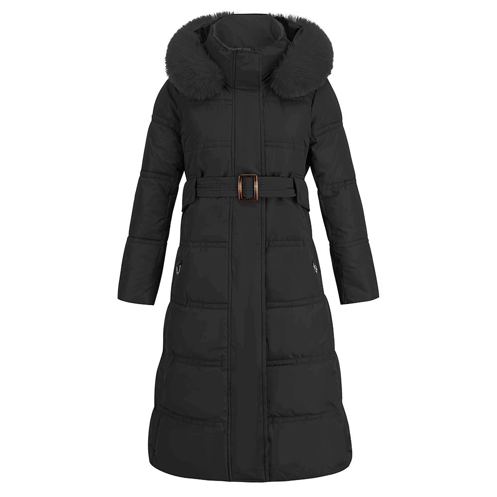 Women's Winter Parka With Fur Hood