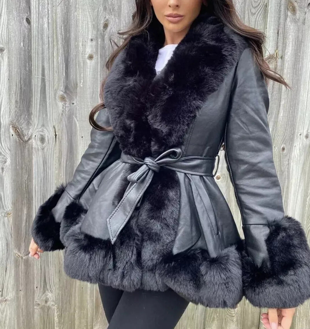 Women's Posh Faux Fur Coat